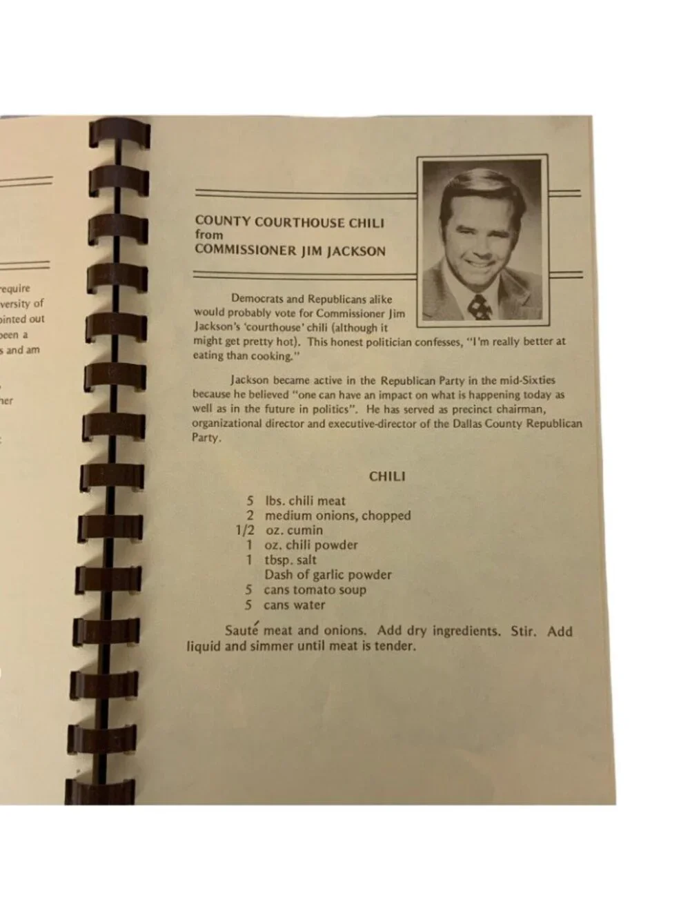 Media Rare Cookbook Favorite Recipes From Dallas Personalities 1979 Spiral Bound